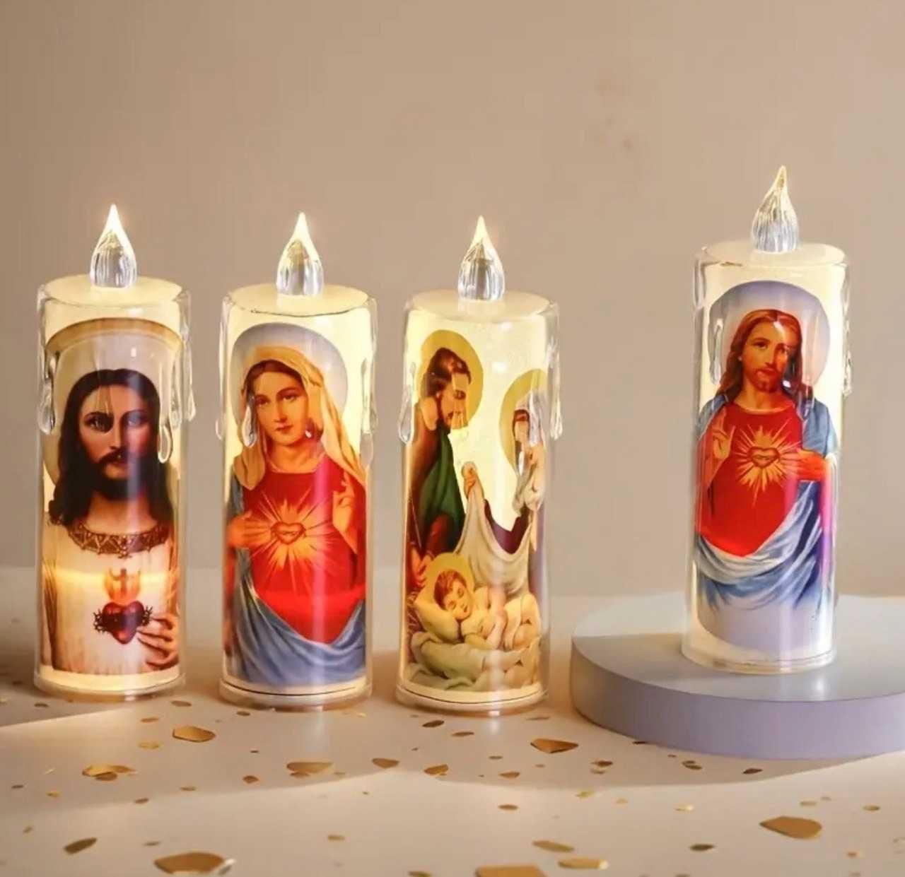 Свічка релігійна Led лампа світлодіодна молитовна