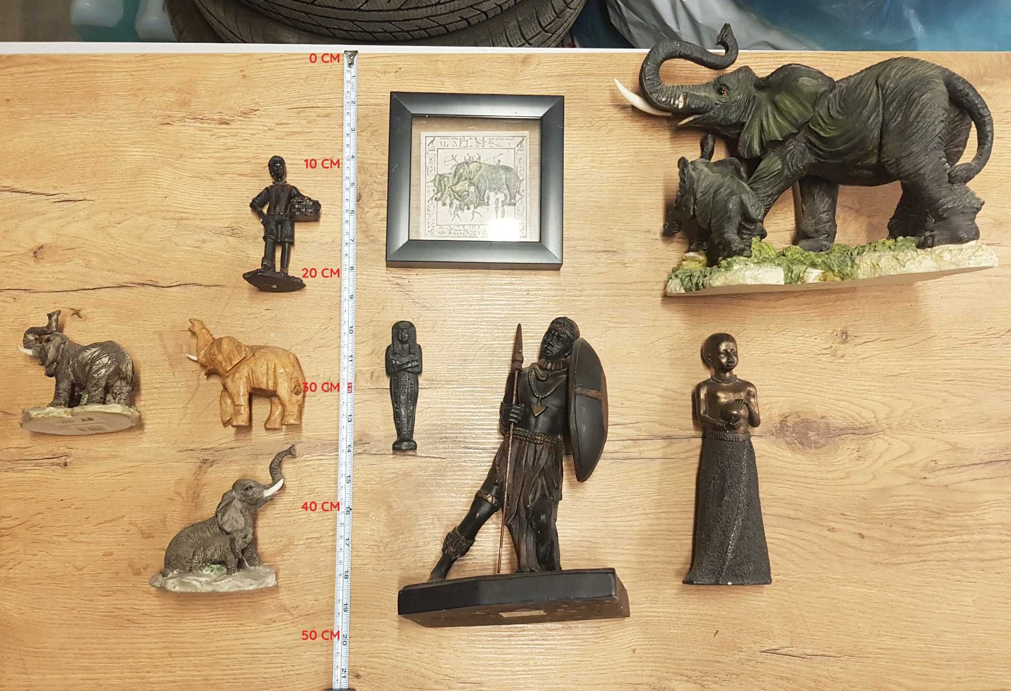 Afrykańskie figurki (afrykańska figurka) słoń słonie obrazki