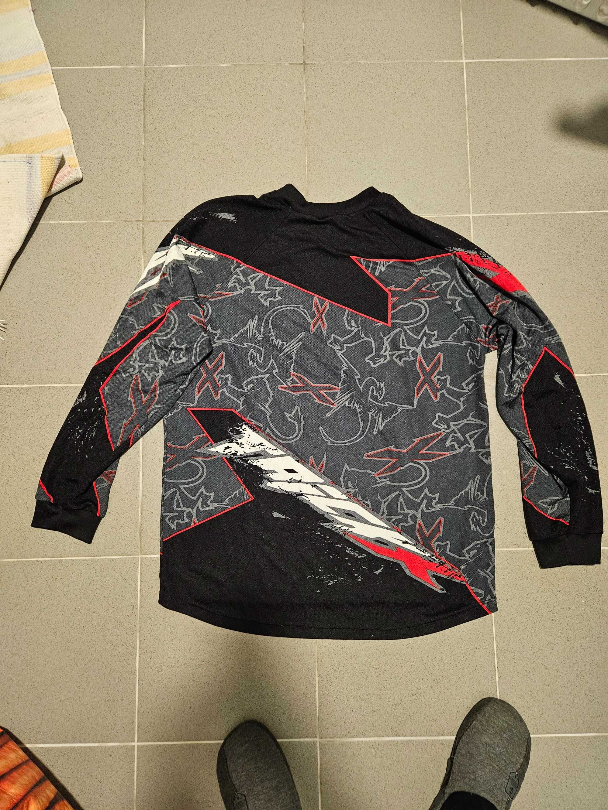 Equipamento motocross downhill enduro calças e jersey