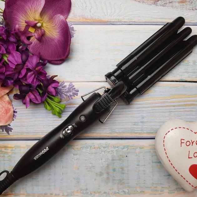 Тройная плойка для волос PRO MOZER MZ-6621