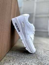 Nike air max 90 white/шкіряні кросівки/мужские кросовки/nike/найк/NIKE