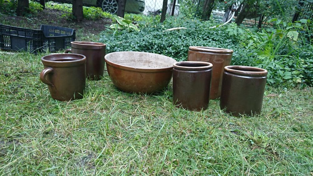 Garnki gliniane różne rozmiary