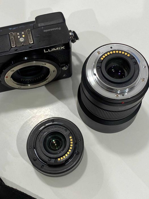 LUMIX GX80 (GX85) + об'єктиви: LUMIX 25mm f1.7 та Kit 12-32mm + бленда