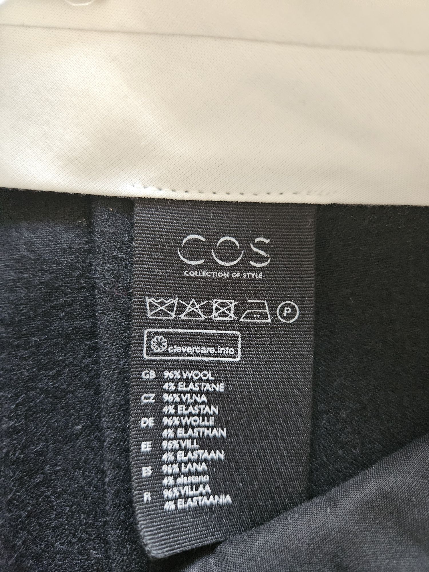 Spodnie COS wełna r. XS