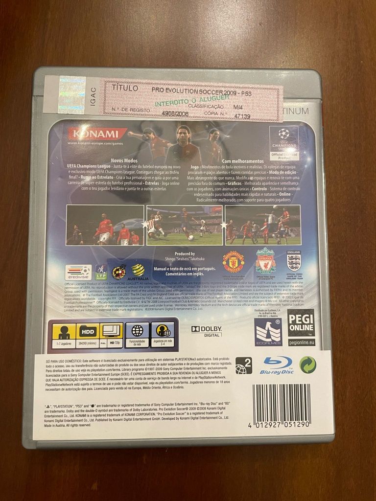 PES 2009 para a PS3