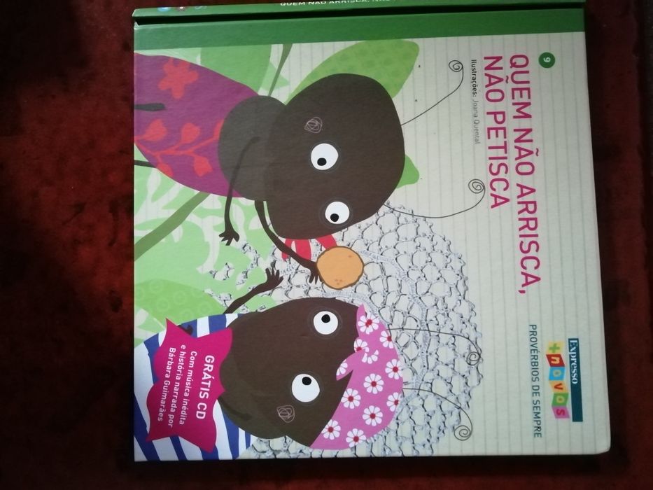 Livro + CD infantil da Coleção " Provérbios de sempre"