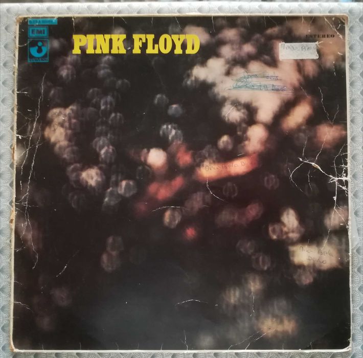 disco vinyl Pink Floyd obscured by clouds