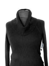 Новый Lord & Taylor женский свитер гольф 100% кашемир $298 S чёрный