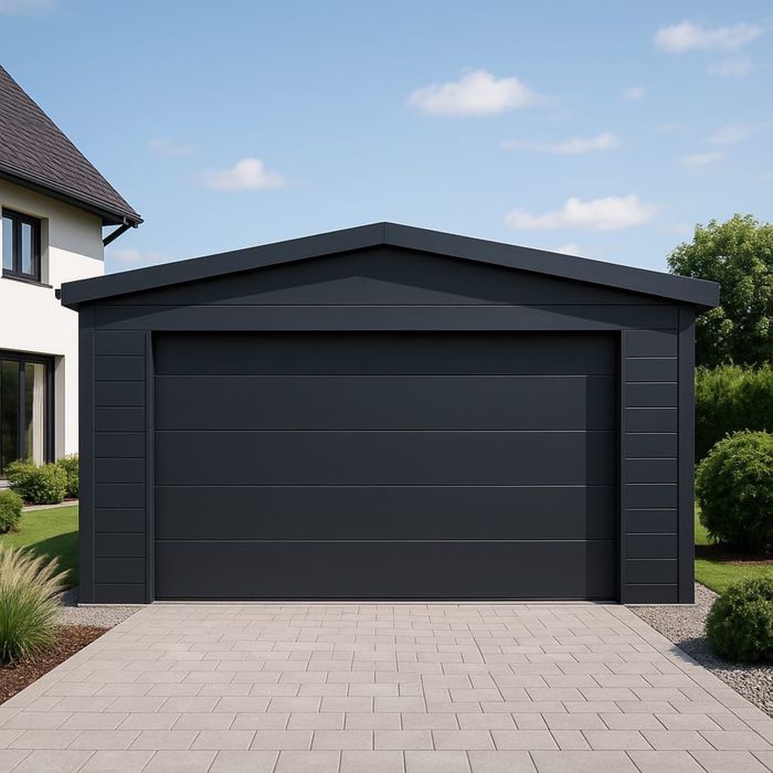 GARAŻ DWUSTANOWISKOWY ocieplany z płyty warstwowej 5x5 5,5x6 6x7 7x8