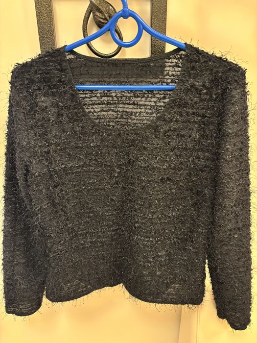 Czarny swerek srebrna nitka uniwersalny karnawal impreza bal