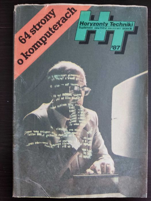 Horyzonty techniki - suplement (64 strony o komputerach) rok 1987