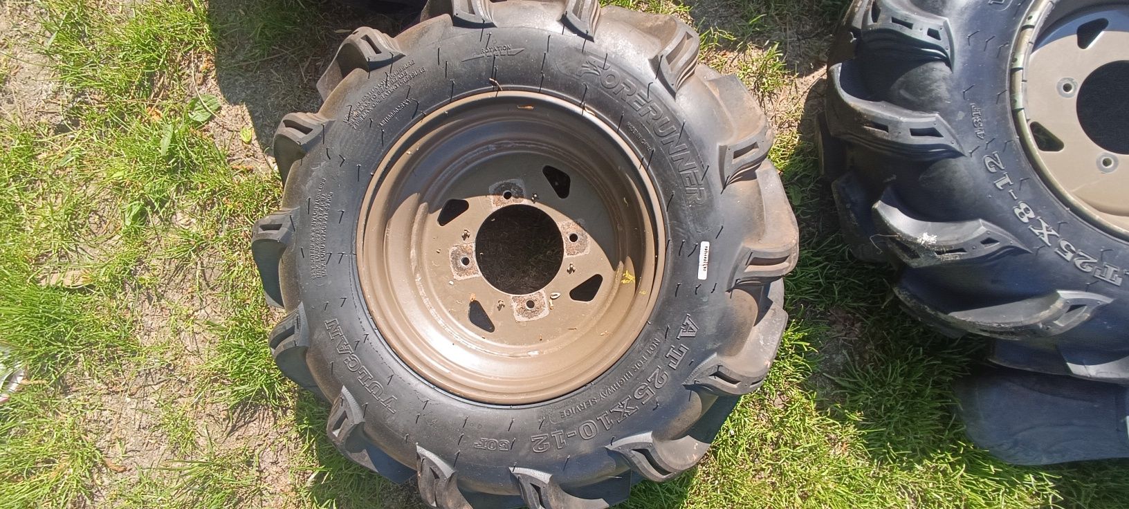 Koła z oponami quad AT 25x10-12  śruby 4x137mm