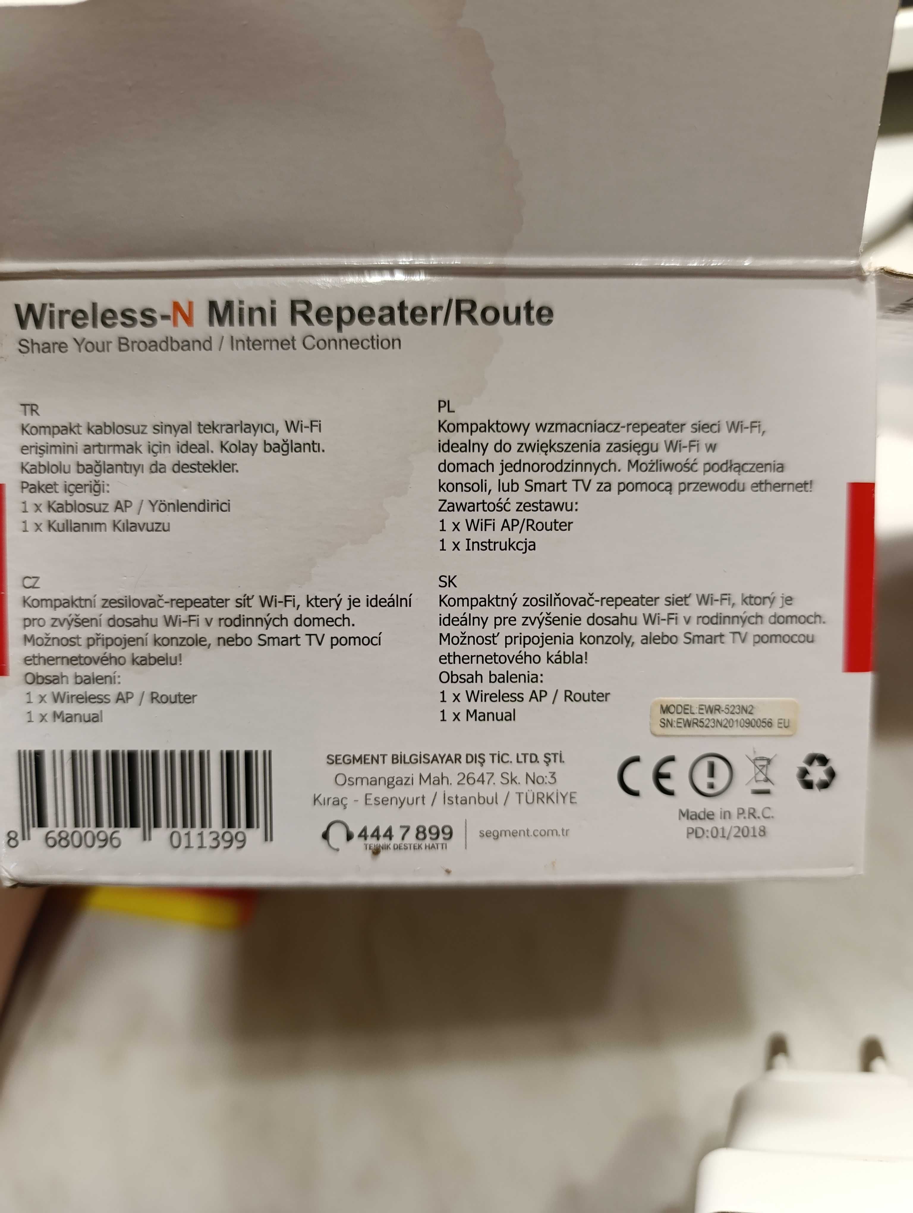 WIFI repeater Everest EWR-523N2