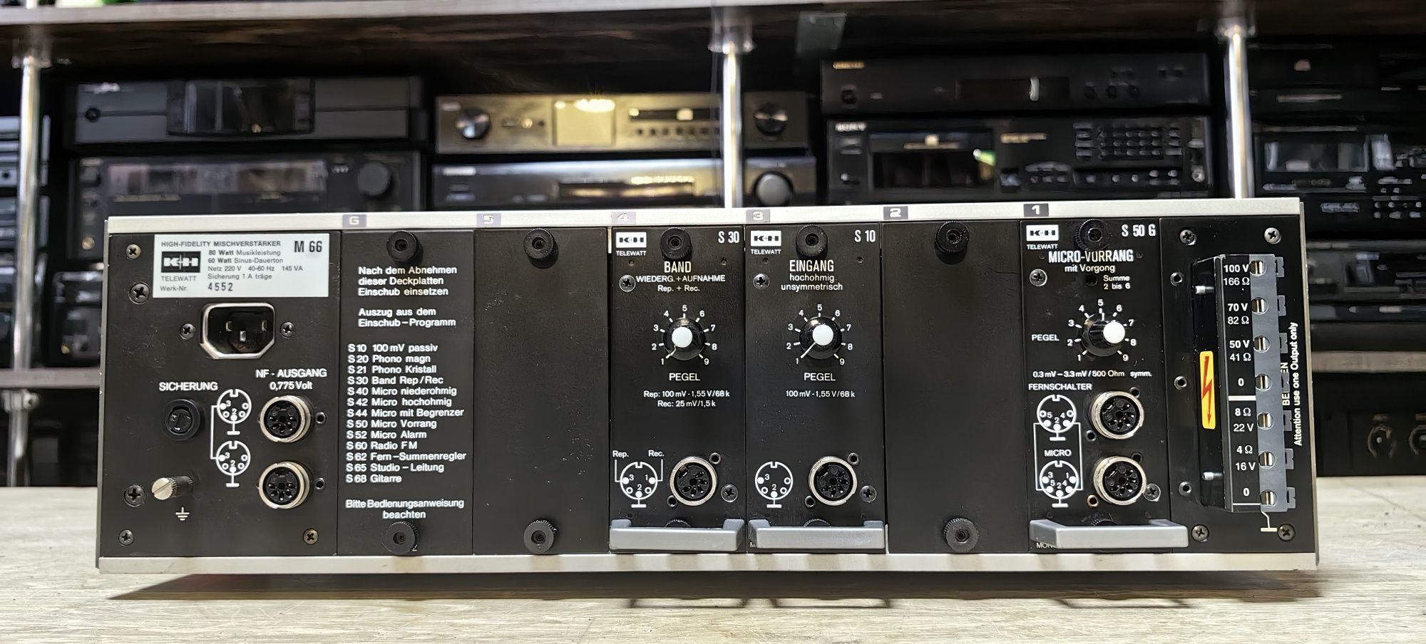 Підсилювач KH Telewatt M66/4Ω