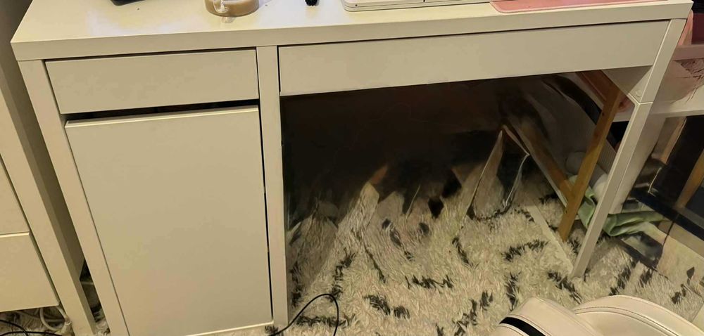 Biurko ikea białe