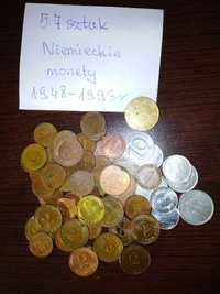 Niemieckie Stare Monety 1948 - 93 Okazja 57sztNa innych więcej !