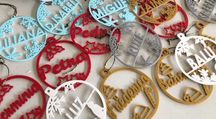 Enfeites de Natal, Bolas de Natal personalizadas