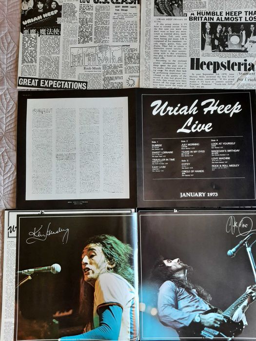 Uriah Heep - Live January 1973 - Japão - 2 x Vinil LP