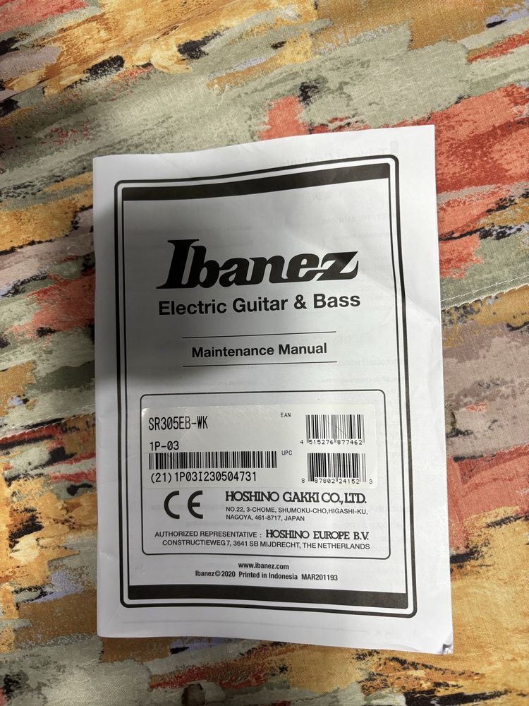 Baixo Ibanez 5 Cordas Novo