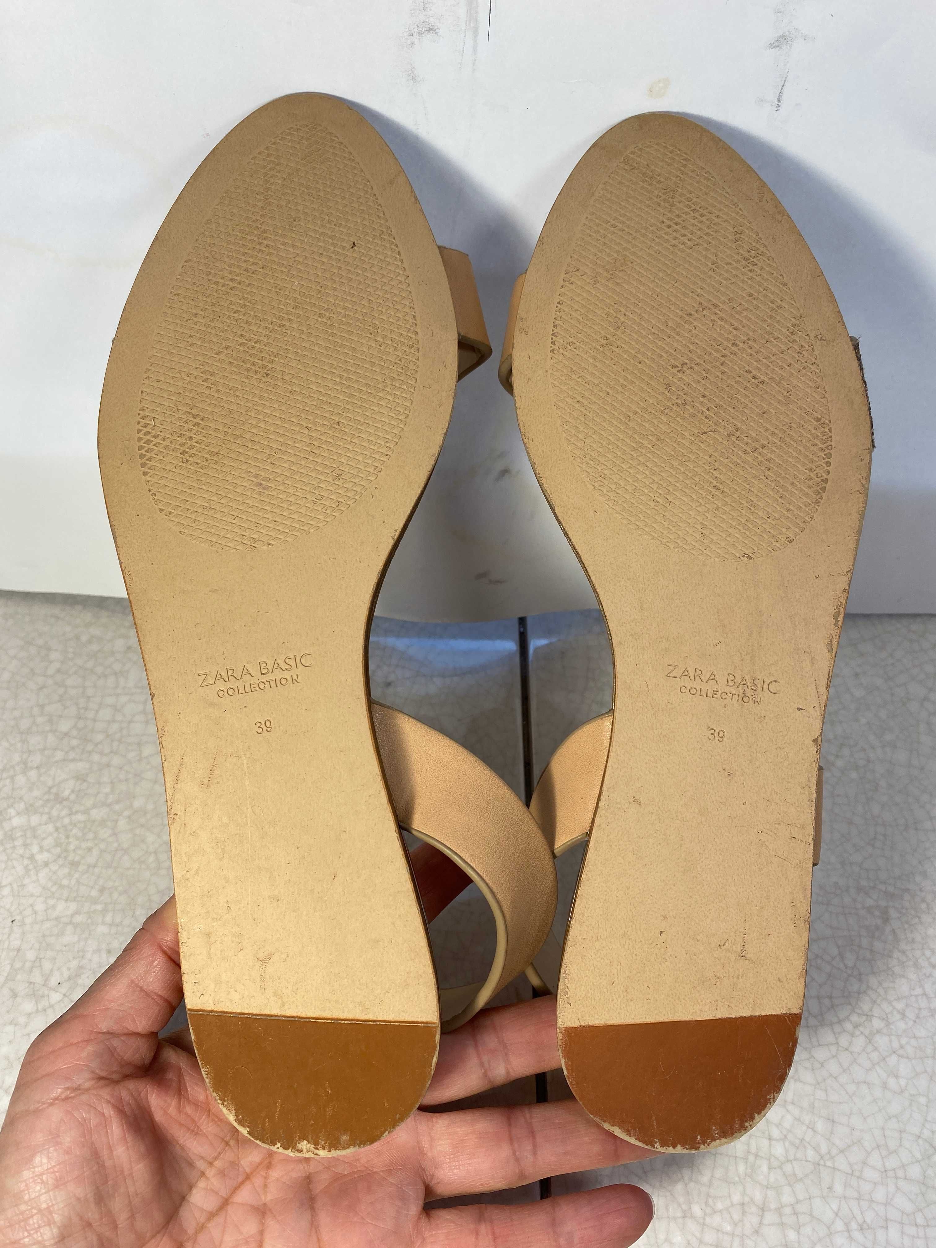 39 р Zara женские сандалии босоножки 25 см оригинал