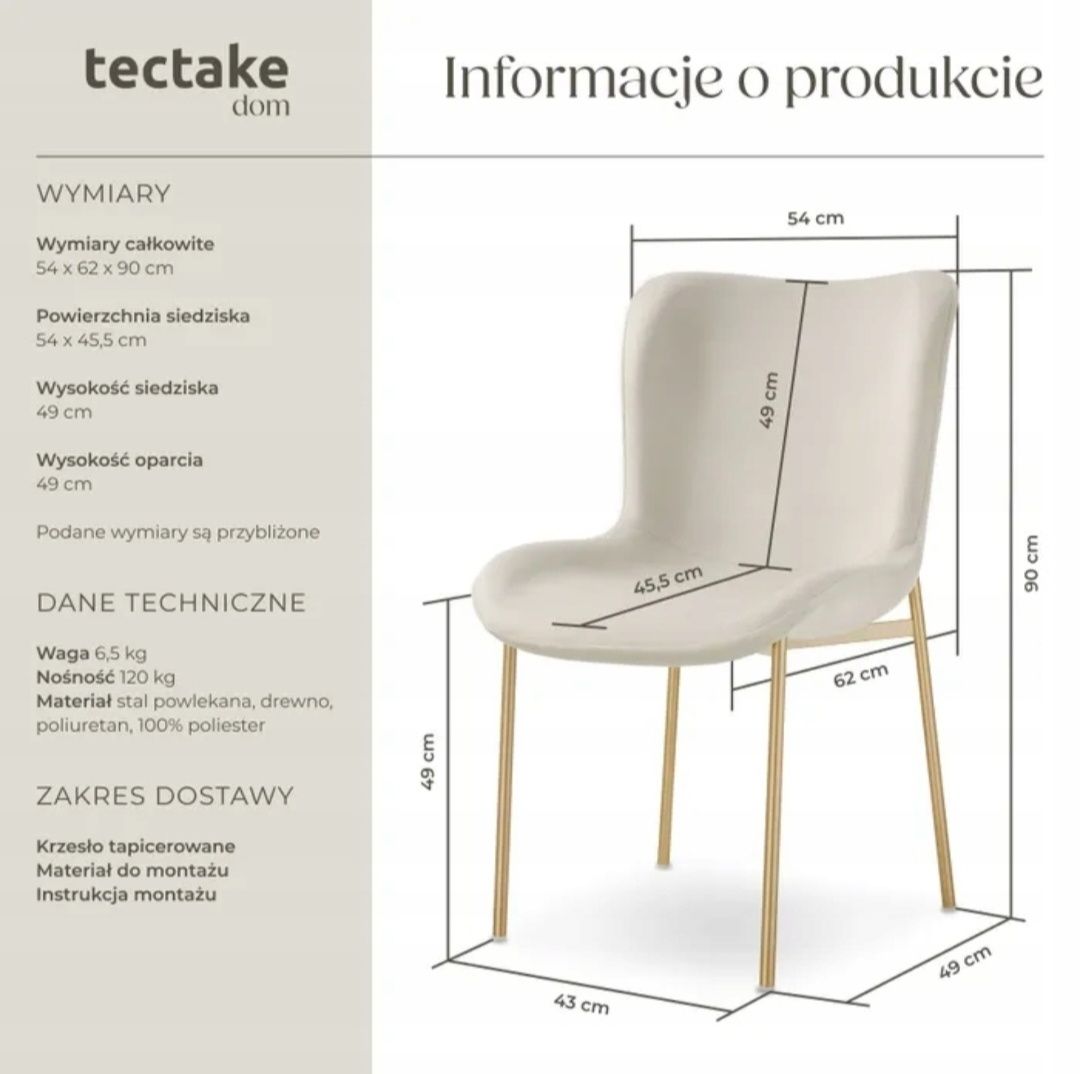 Krzesło Tess hit must have NOWE