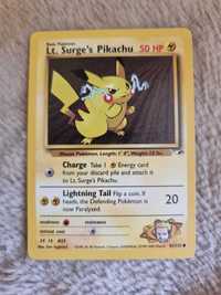 Pikachu - karta Pokemon Gym Heroes 81/132 - kolekcja ponad 100 szt.