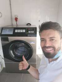 Financiamento 100% máquina de lavar roupa industrial Self-service lar