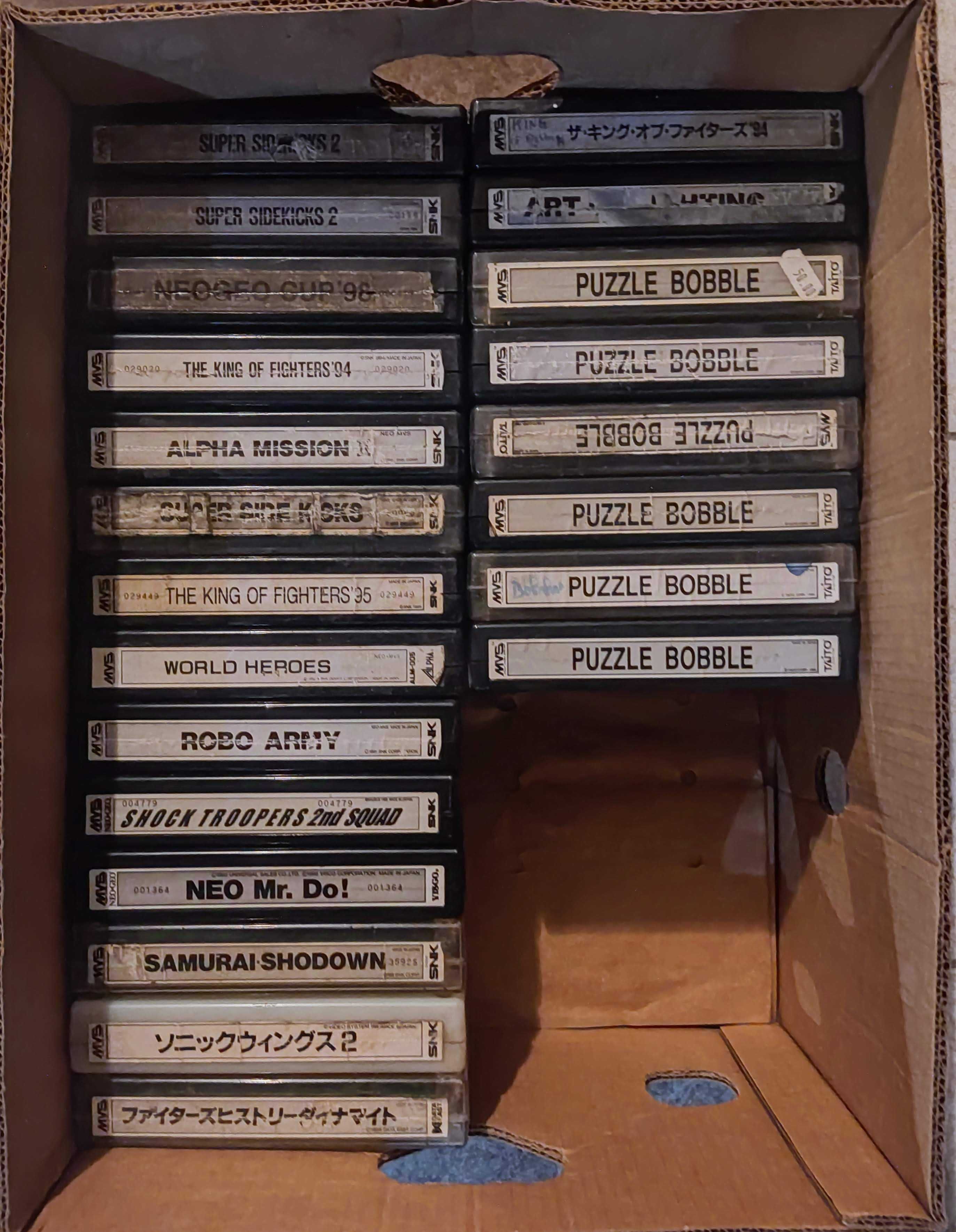 Jogos cartuchos MVS Neogeo Neo Geo