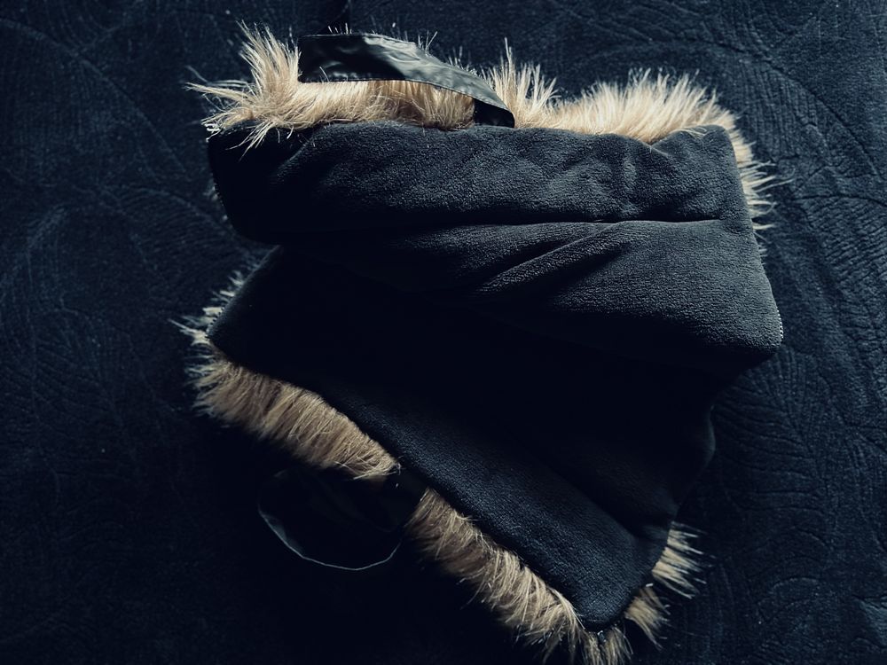 Ocieplacz na dłonie do wózka cottonmoose muffka z futerkiem