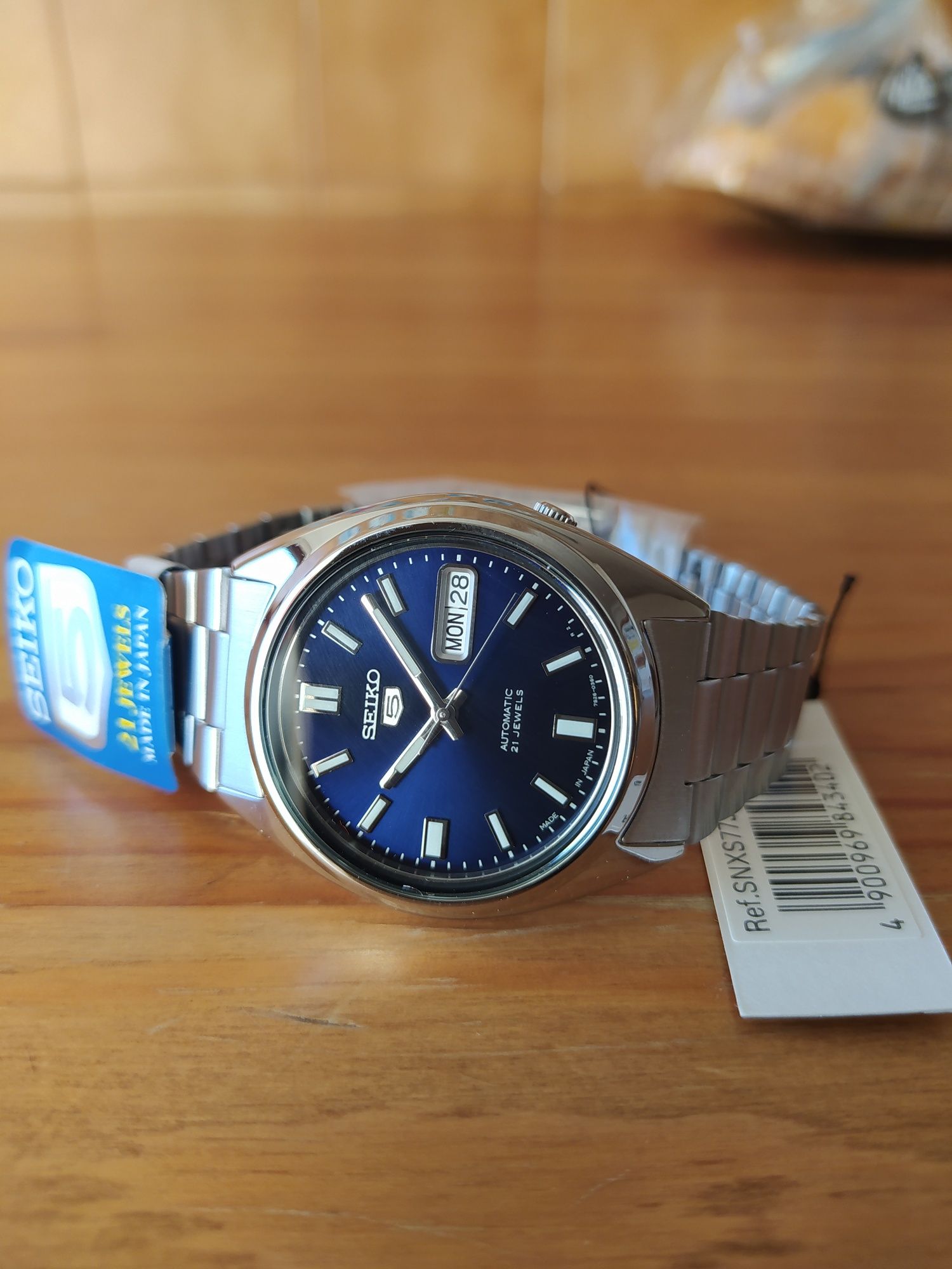 *NOVO* Seiko 5 automático 37 mm SNXS77J1 MADE IN JAPAN