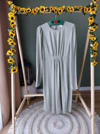 Sukienka Damska ciążowa H&M Mama oliwkowa M / L 100% viskoza z długim