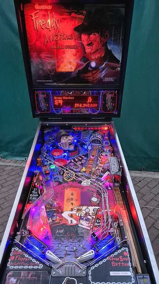 flipper The Flintstones i Freddy Nightmare on Elm Street - Pinball