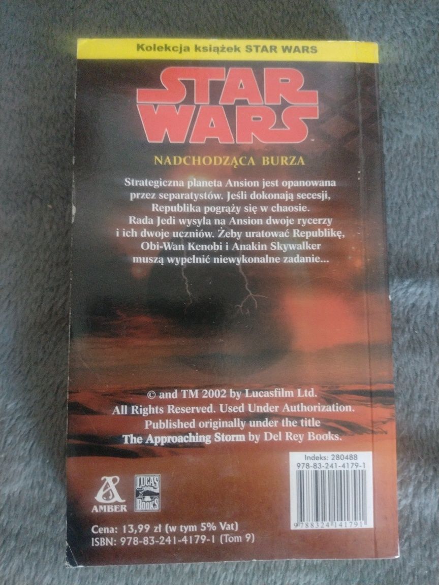 Star Wars - Nadchodzącą Burza, książka