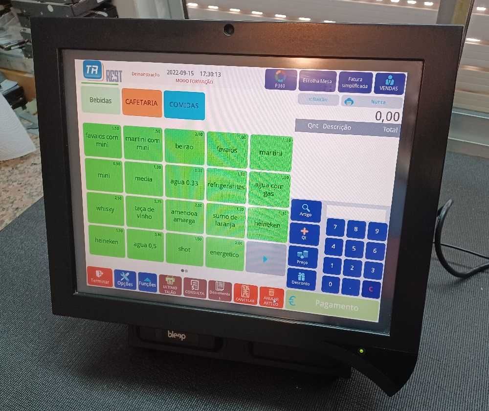 Pos registadora  para loja restaurante etc