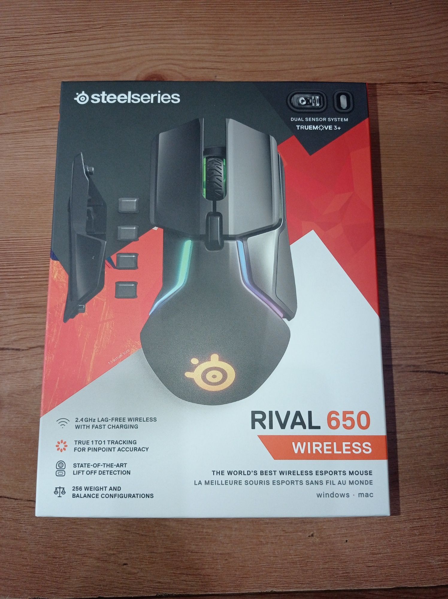 Myszka rival 650 wireless