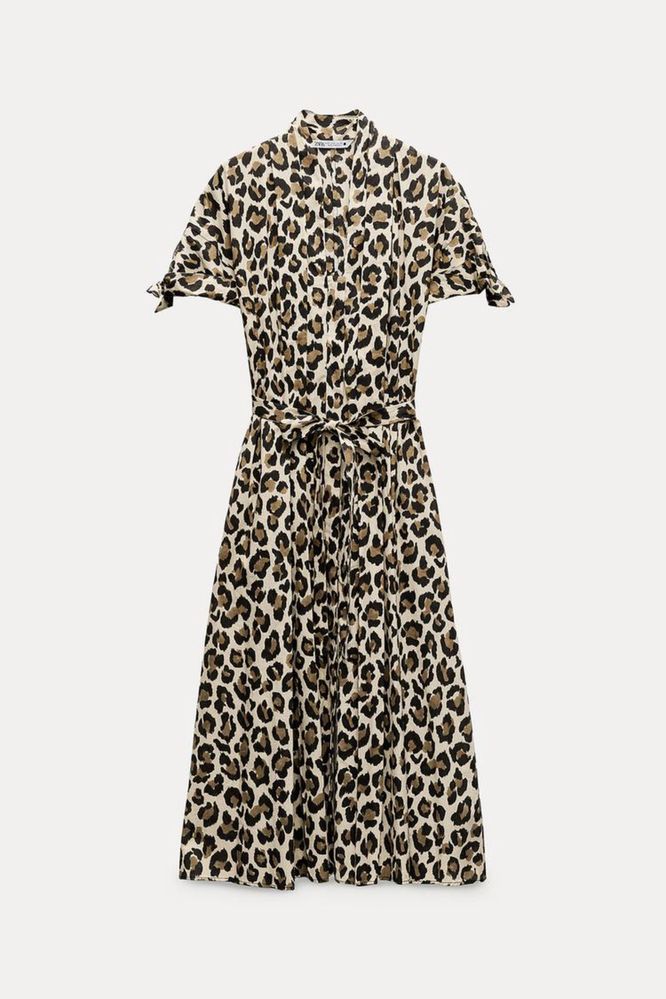 Невловима леопардова сукня zara розмір s
