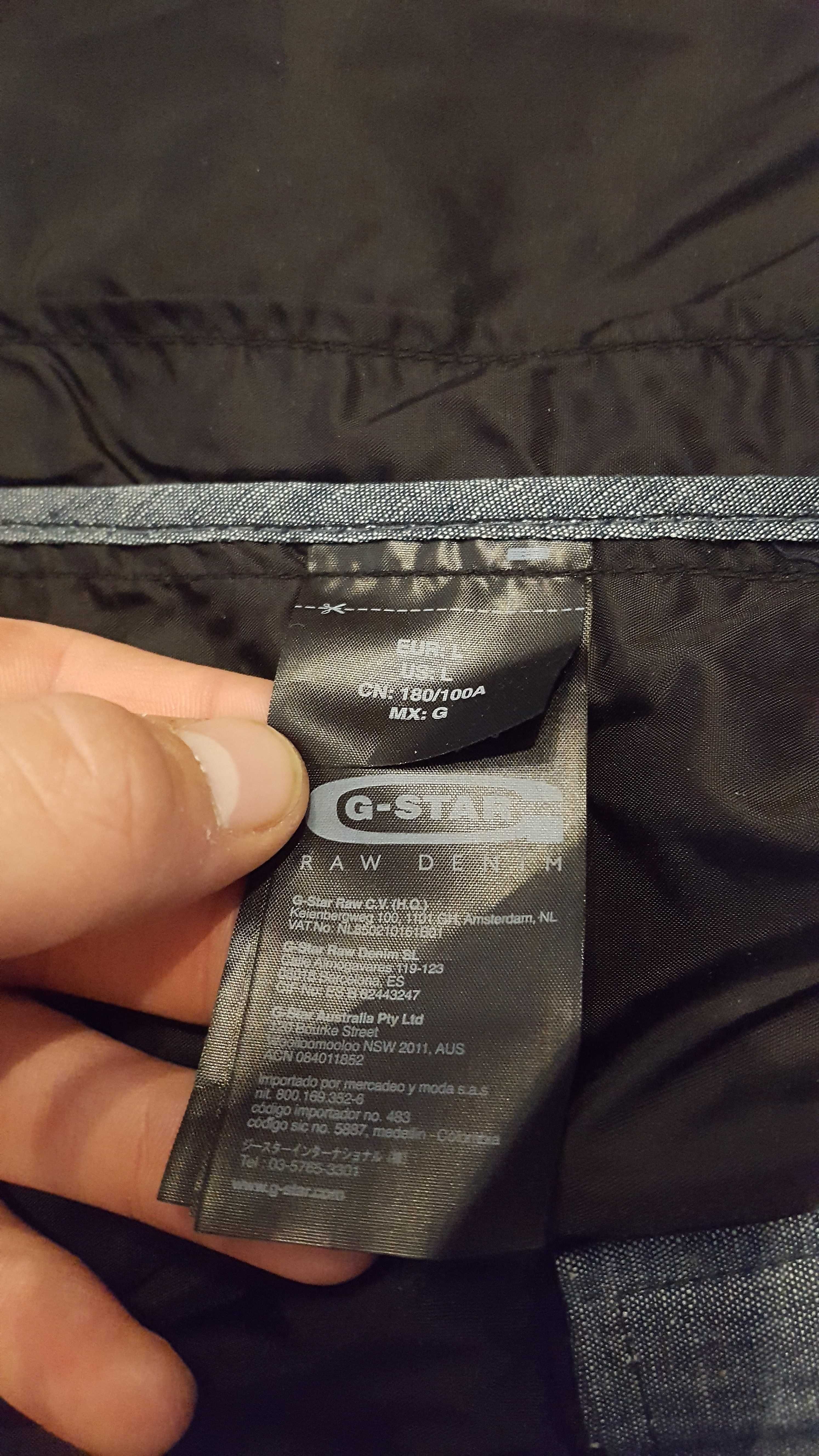 G-STAR RAW Kurtka jak M na metce XL Snipe Overshirt Czarna nowa