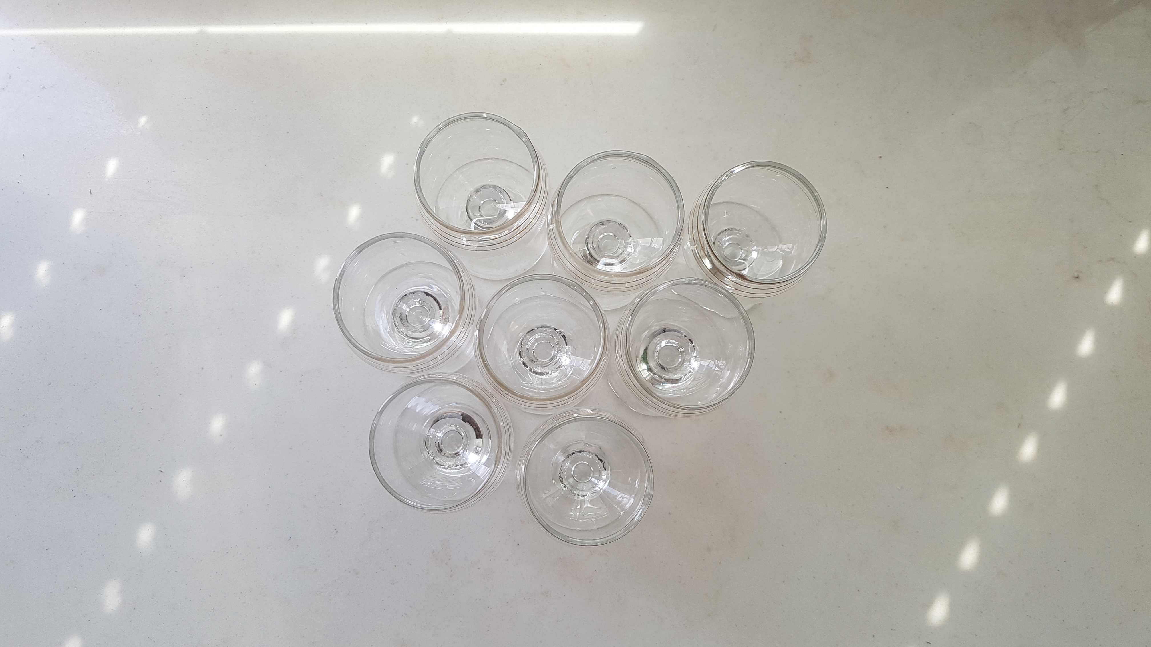 Kieliszki do wódki, PRL, 8 sztuk