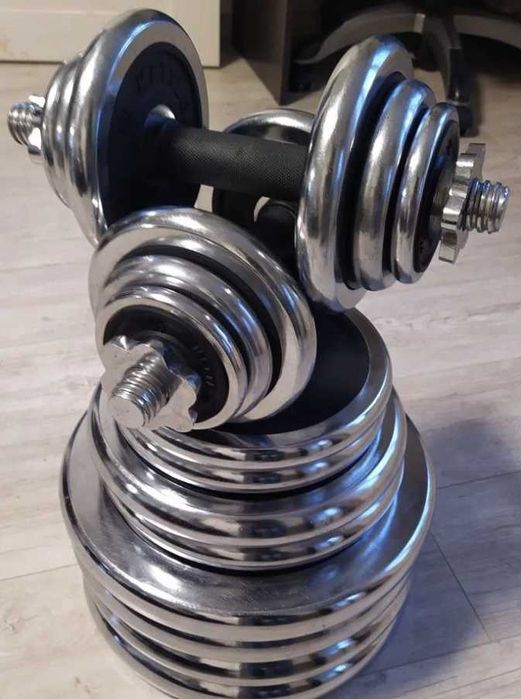 Блины Kettler (127 кг), гантели