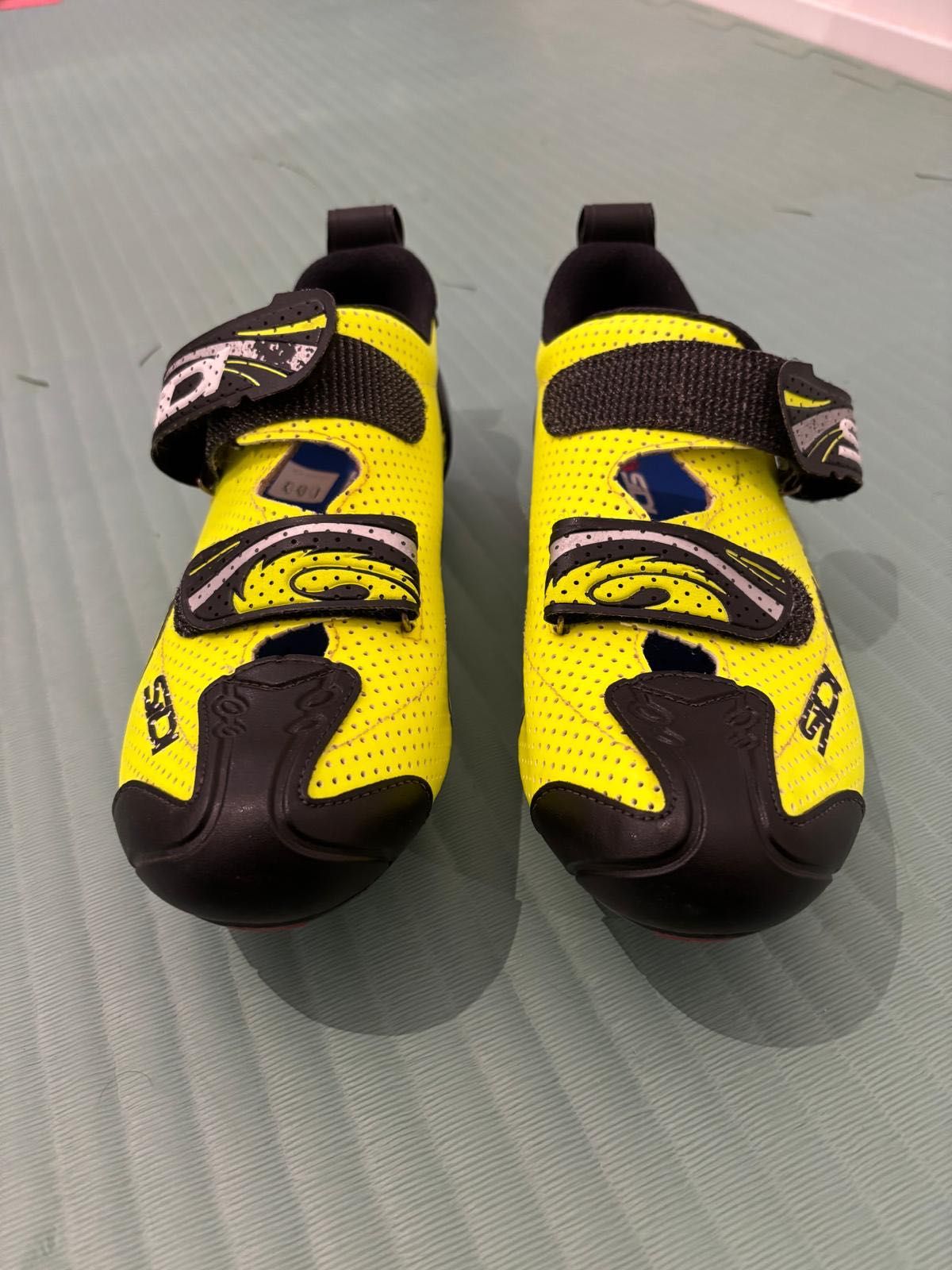 Sapatilhas Sidi Triathlon T-4 Carbon Comp - Tam: 45
