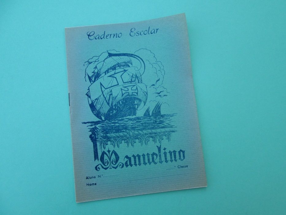 Caderno Escolar Manuelino Antigo