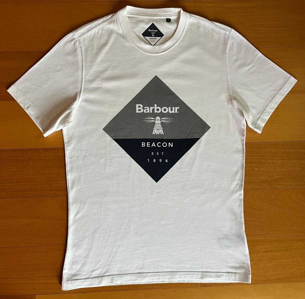 T-shirt branca da Barbour - Homem - Tamanho M