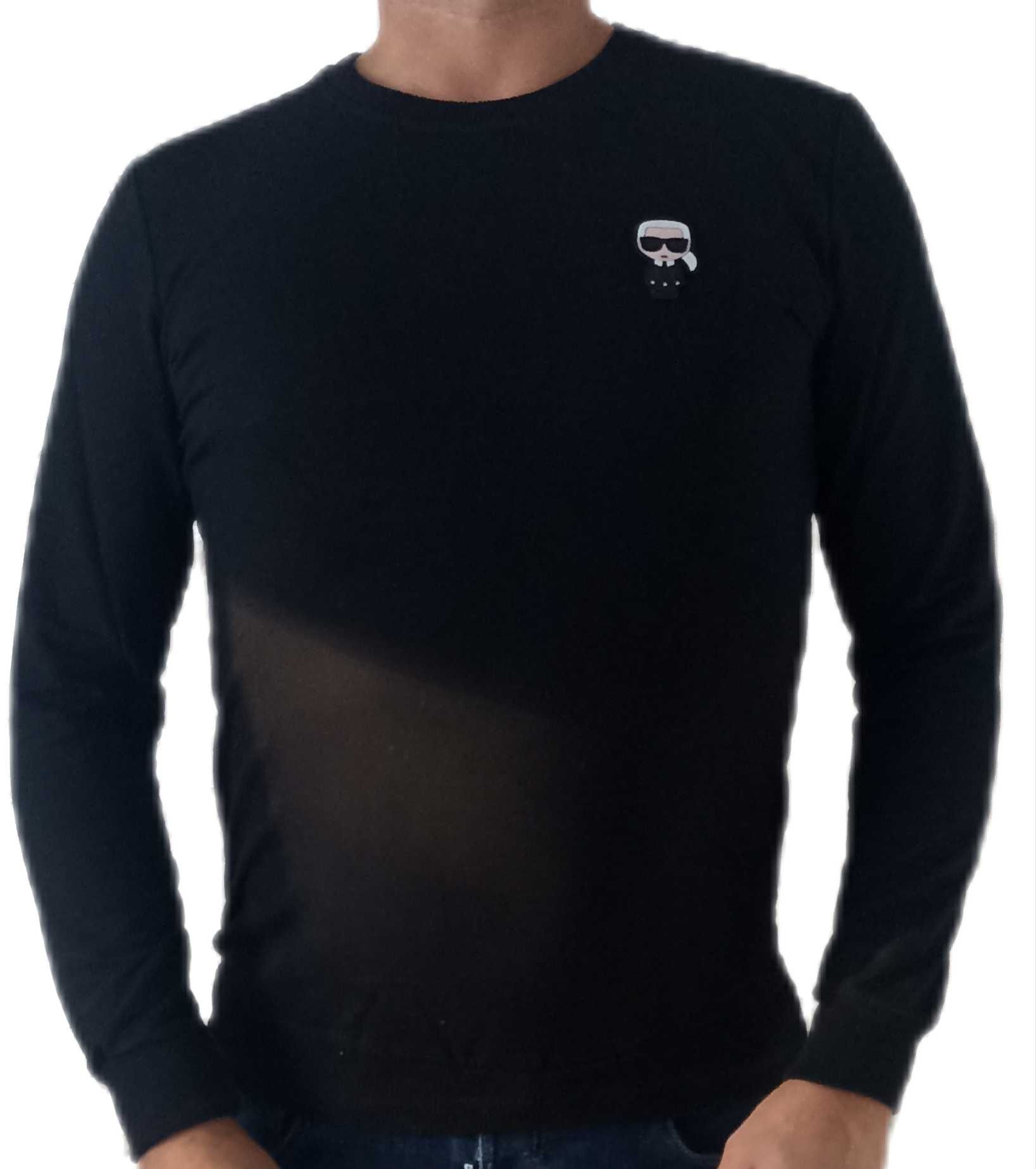 Karl Lagerfeld Bluza Czarna r.S