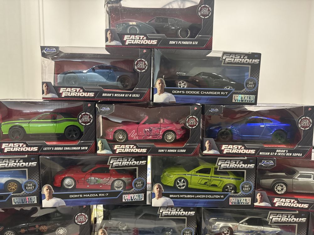 Carros Velocidade Furiosa - Jada Toys - Escala 1/32