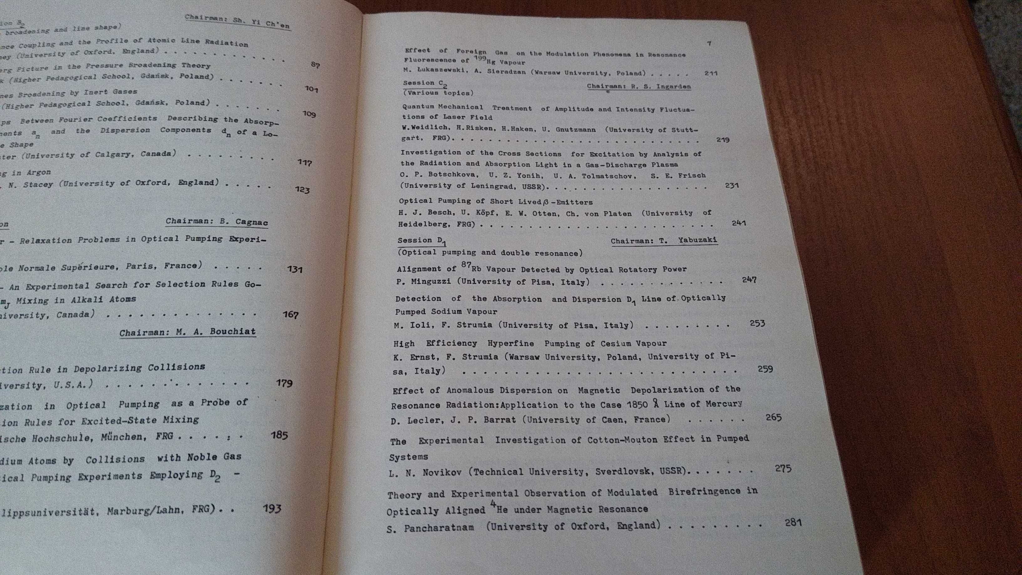 Optical pumping and atomic line shape proceedings of the ... Skaliński