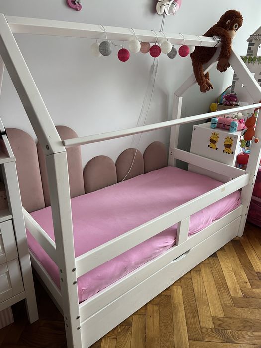 Luletto łóżko domek z szufladą  140*70 bez materaca, odbior 17-19.10