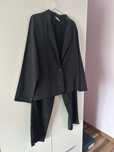 Czarny elegancki komplet XXXL