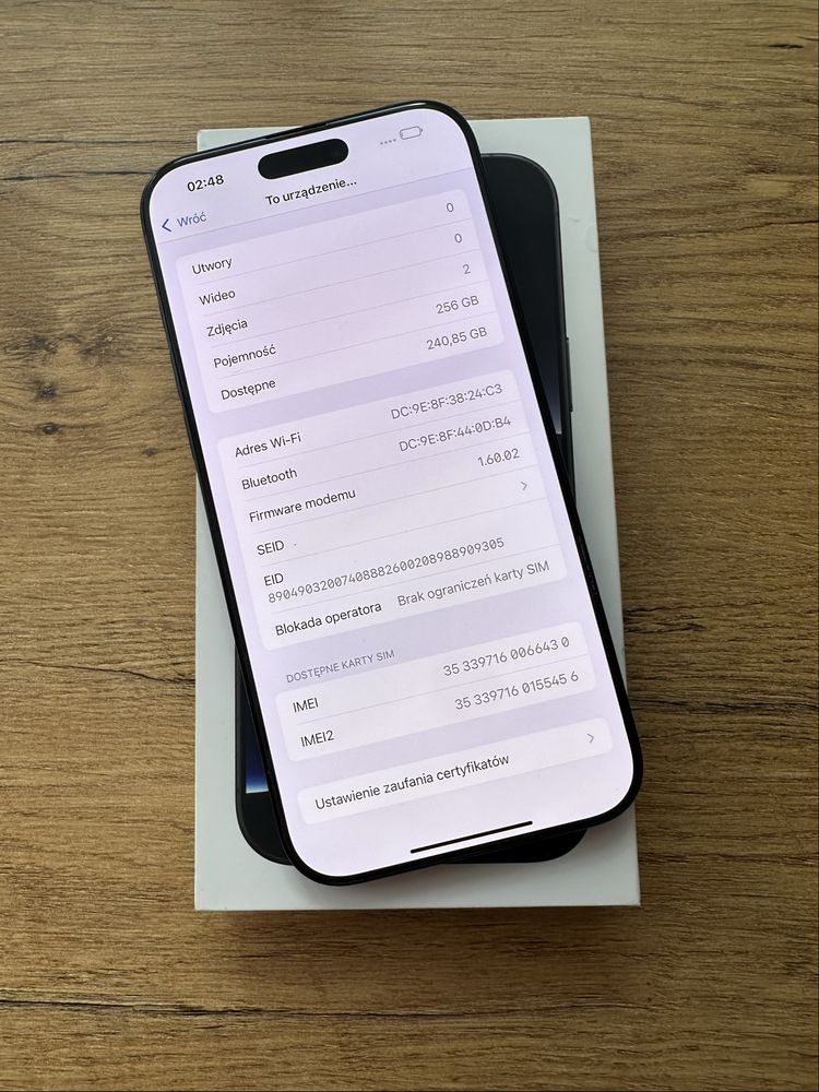 Iphone 16 Pro Max 256GB Gwarancja