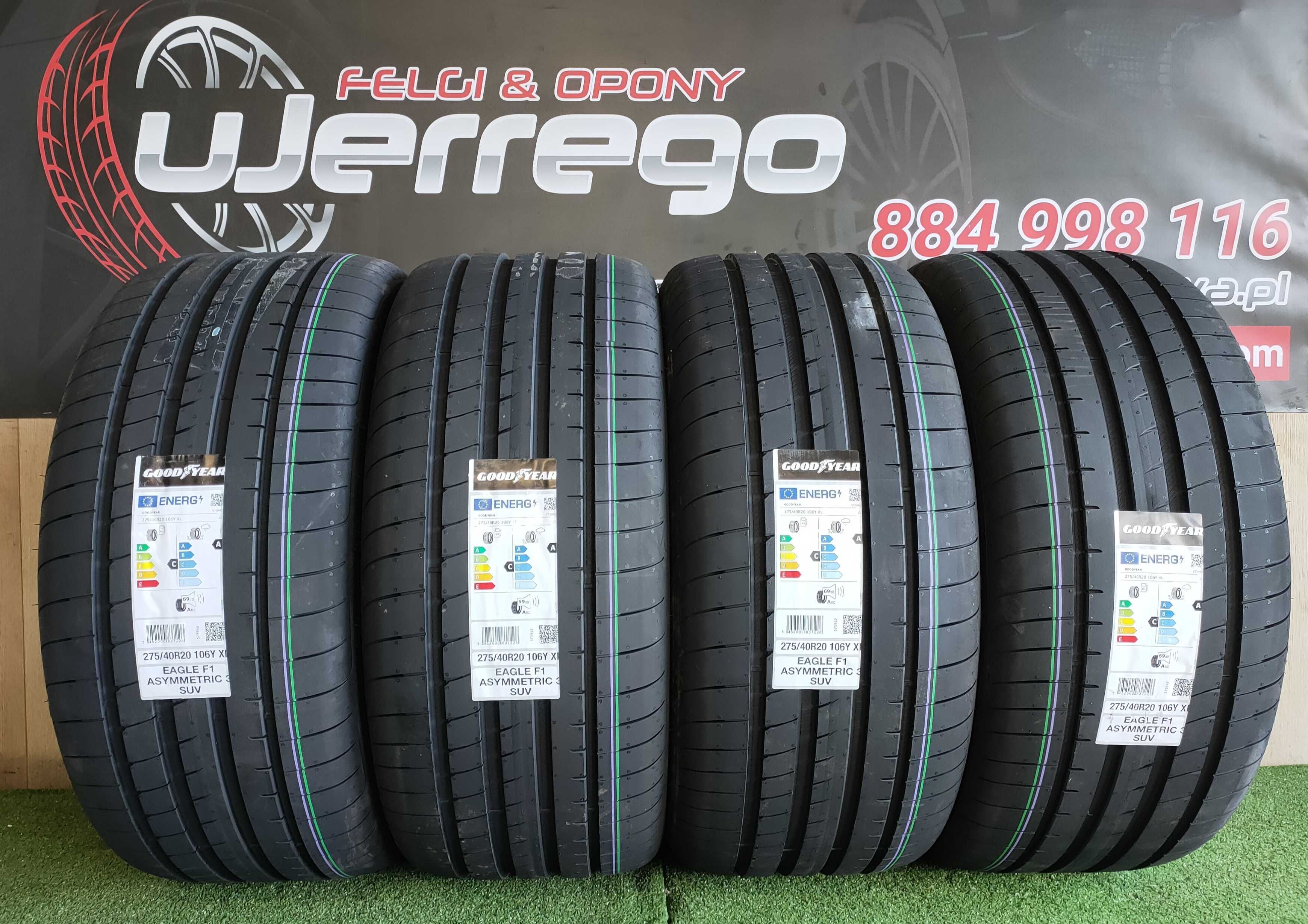 NOWE OPONY GOODYEAR Eagle F1 Asymmetric 3 SUV 275/40/R20 - 106Y
