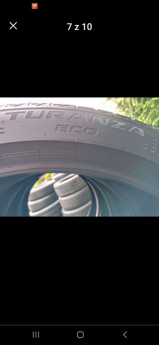 235/45/21 Sprzedam komplet opon letnich Bridgestone Turanza